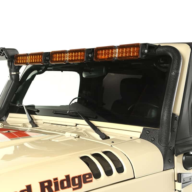 Rugged Ridge — Rugged Ridge 07-18 Jeep Wrangler JK Windshield LED Light Bar
OFFROAD_LIGHTING - view 5