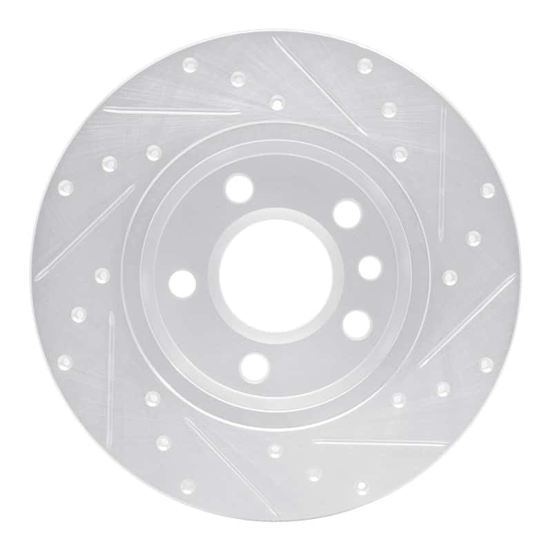 R1 Concepts — R1 96-00 Volkswagen EuroVan Rear Left Drilled & Slotted Silver Brake Rotor
R1 Brake Rotor Drill - view 5