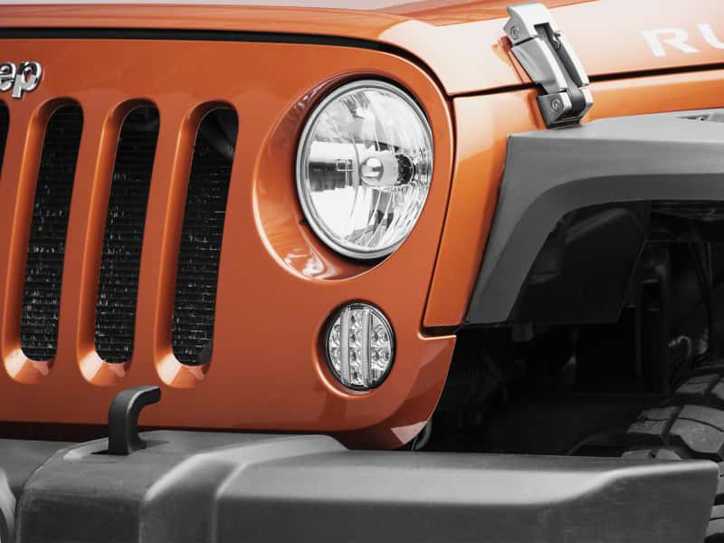 Raxiom — Raxiom 07-18 Jeep Wrangler JK Axial Series LED Front Turn Signals- Clear
Lights - view 1