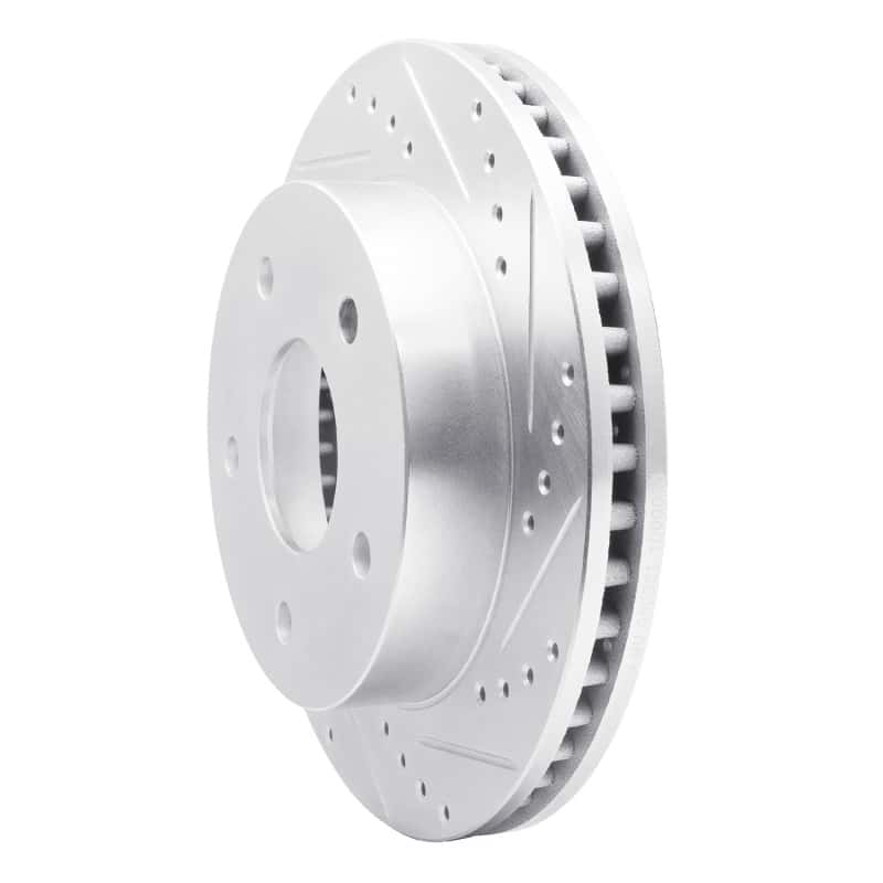 R1 Concepts — R1 00-02 Dodge Ram 1500 Pickup Front Right Drilled & Slotted Silver Brake Rotor
R1 Brake Rotor Drill - view 2
