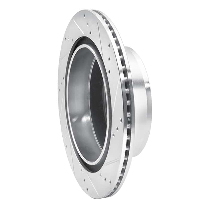 R1 Concepts — R1 07-20 Cadillac Escalade EXT Rear Left Drilled & Slotted Silver Brake Rotor
R1 Brake Rotor Drill - view 4