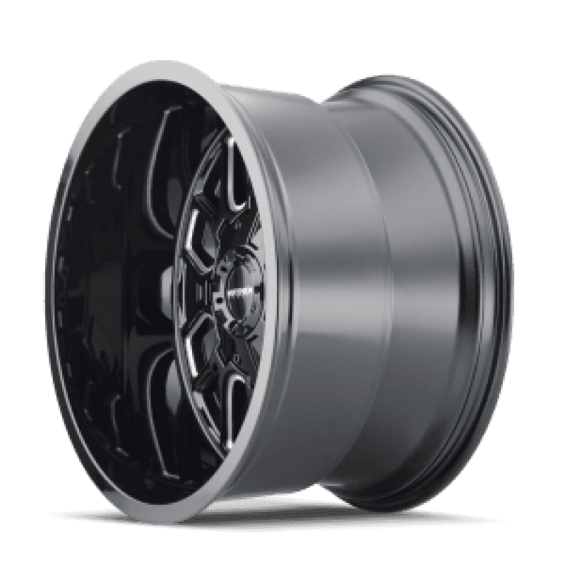 Mayhem — Mayhem 8107 Cogent 20x10 / 6x135 BP / -19mm Offset / 106mm Hub Black w/ Milled Spokes Wheel
MAYHEM 8107 - view 5