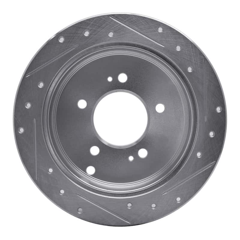 R1 Concepts — R1 01-16 Hyundai Santa Fe Rear Left Drilled & Slotted Silver Brake Rotor
R1 Brake Rotor Drill - view 5