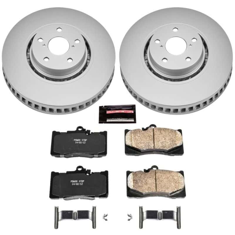 PowerStop — Power Stop 07-11 Lexus GS350 Front Z17 Evolution Geomet Coated Brake Kit - view 1
