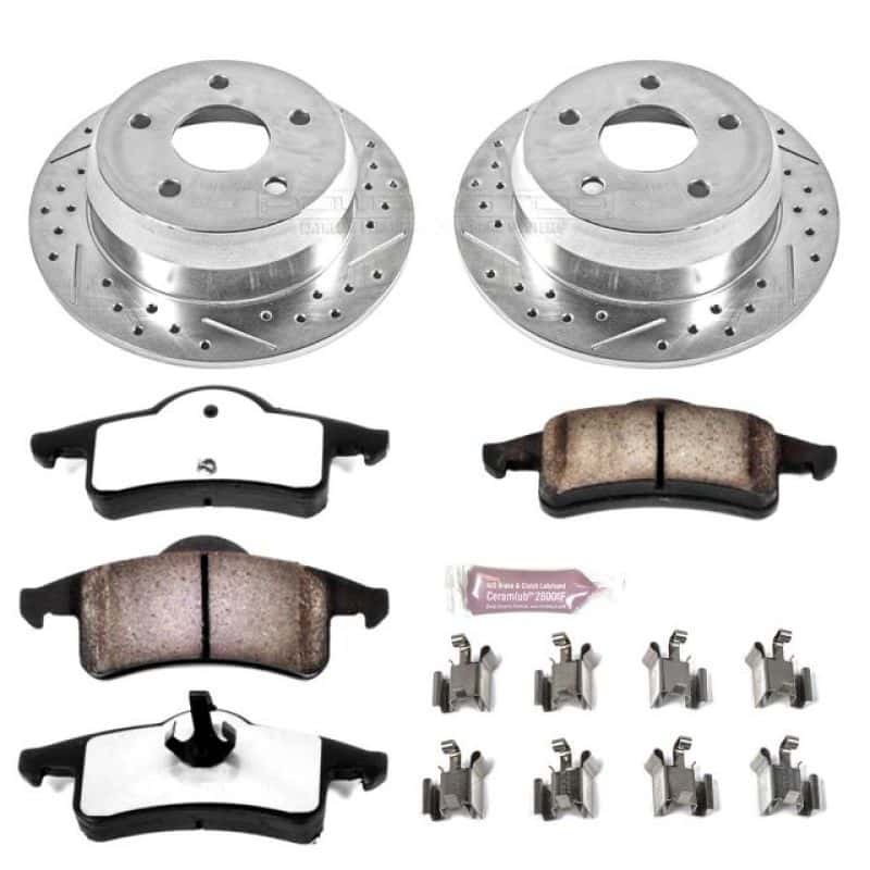 PowerStop — Power Stop 99-04 Jeep Grand Cherokee Rear Z36 Truck & Tow Brake Kit - view 1