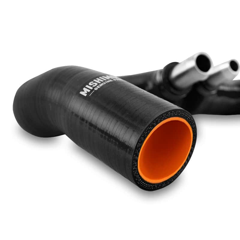 Mishimoto — Mishimoto 2018+ Jeep Wrangler JL / Gladiator JT 3.6L AT Black Silicone Radiator Coolant Hose Kit
Coolant Hose Kit - view 4