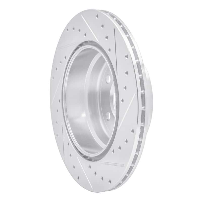 R1 Concepts — R1 07-19 BMW X6 Rear Left Drilled & Slotted Silver Brake Rotor
R1 Brake Rotor Drill - view 4