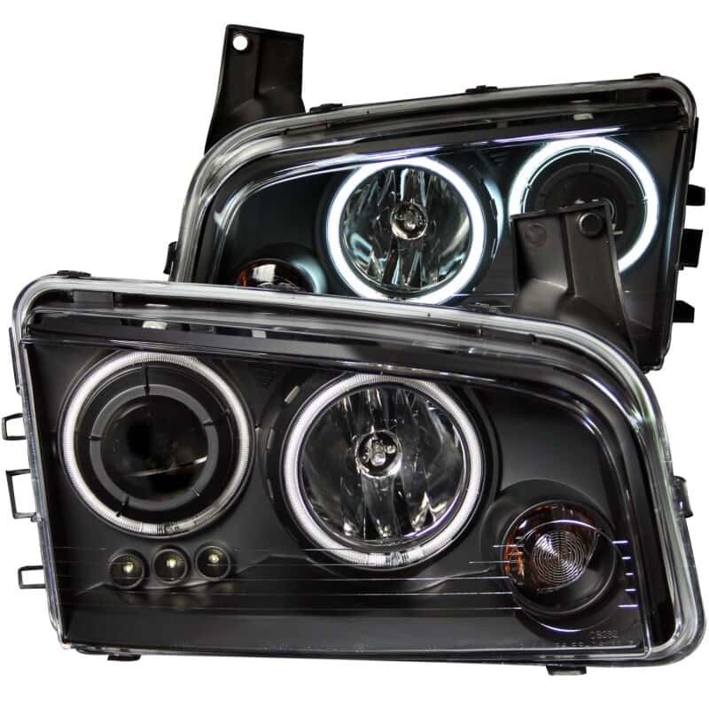 ANZO — ANZO 2006-2010 Dodge Charger Projector Headlights w/ Halo Chrome (CCFL)
Head Light Set
HdLtSet - view 2