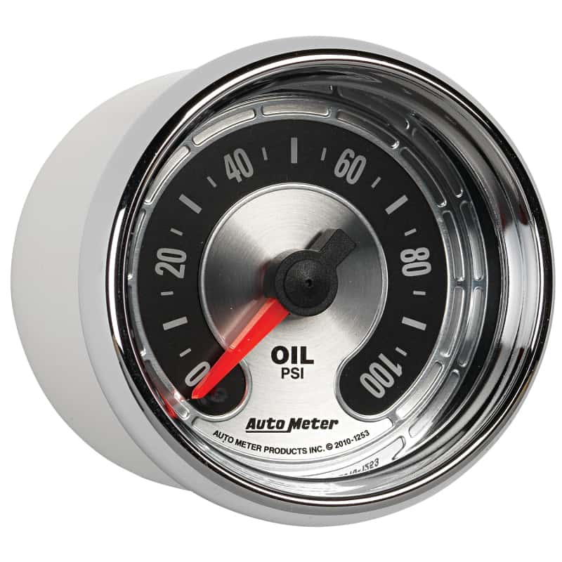 AutoMeter — Autometer American Muscle 52mm Full Sweep Electric 0-100 PSI Oil Pressure Gauge
GA 2" OILP STEPPR AM - view 10