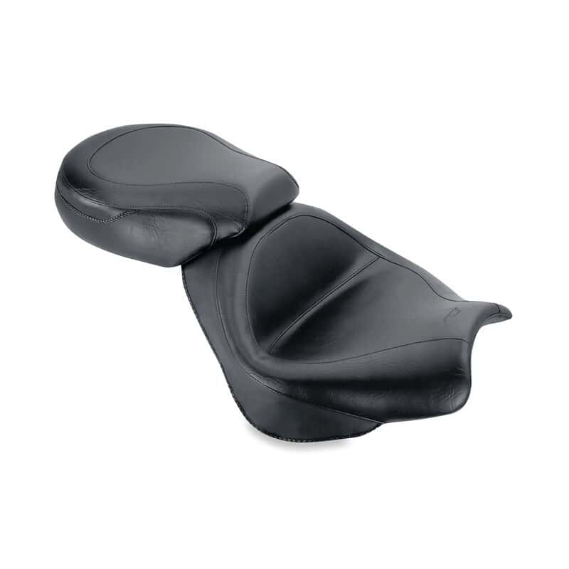 Mustang Motorcycle — Mustang 04-08 Honda VTX1800N Wide Touring 2PC Seat - Black - view 2