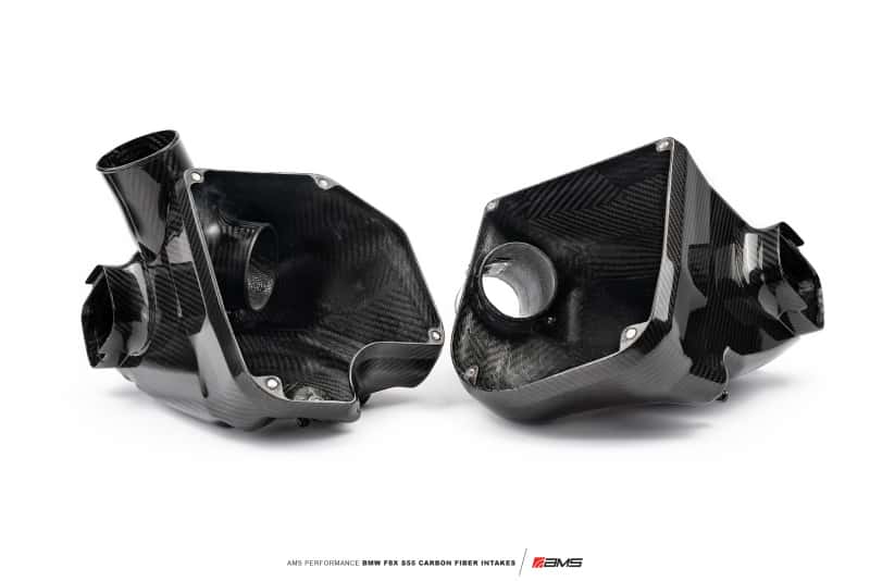 AMS — AMS Performance 15-18 BMW M3 / 15-20 BMW M4 w/ S55 3.0L Turbo Engine Carbon Fiber Intake - view 4