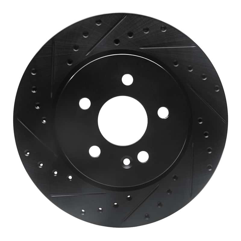 R1 Concepts — R1 98-05 Mercedes-Benz ML320 Front Left Drilled & Slotted Black Brake Rotor
R1 Brake Rotor Drill - view 1