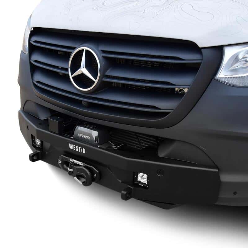 Westin — Westin 19-23 Mercedes-Benz Sprinter Pro-Series Mid Width Front Bumper - Textured Black
Bumper- Front
Bumper-Front - view 19