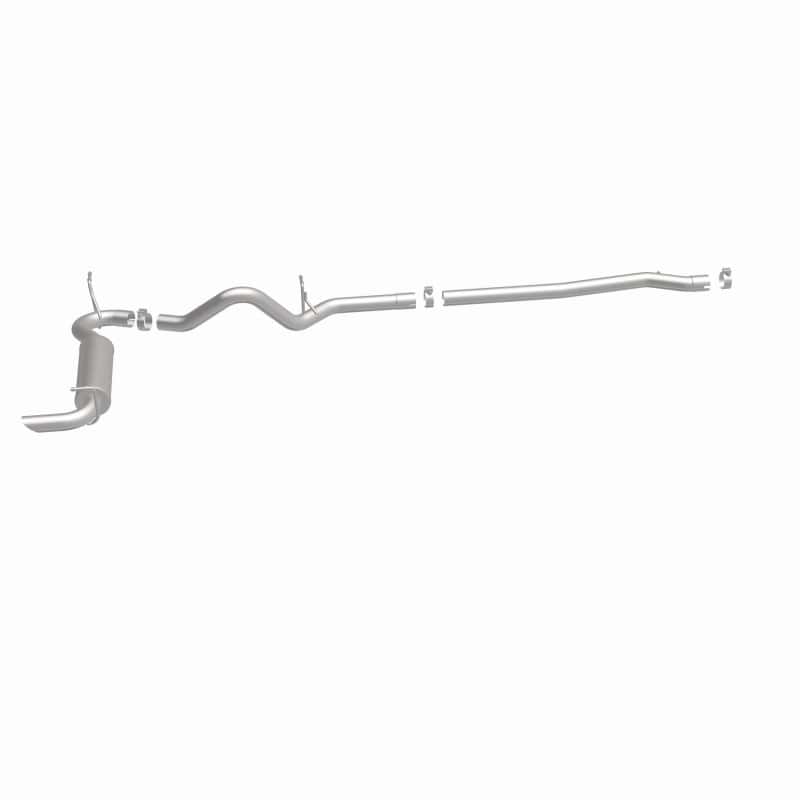 Magnaflow — MagnaFlow 12-14 Jeep Wrangler 4dr Single Straight Rear P/S Exit Stainless C/B Performance Exhaust
Cat-Back - view 6