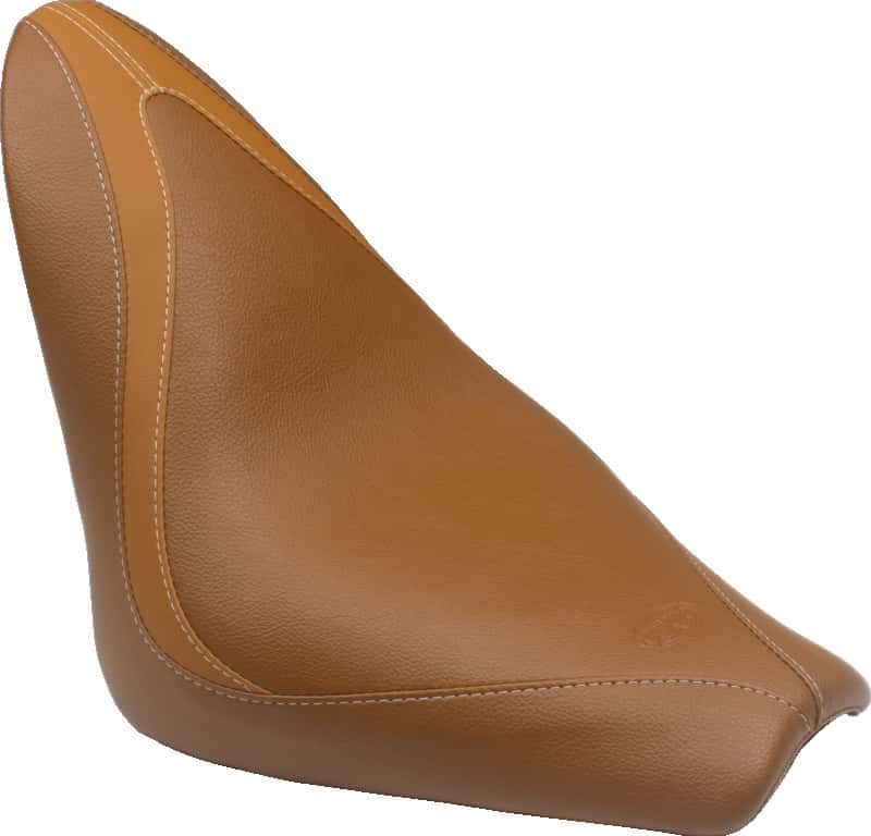 Mustang Motorcycle — Mustang 06-17 Harley Dyna Wide Tripper Forward Passenger Seat - Distressed Brown - view 2