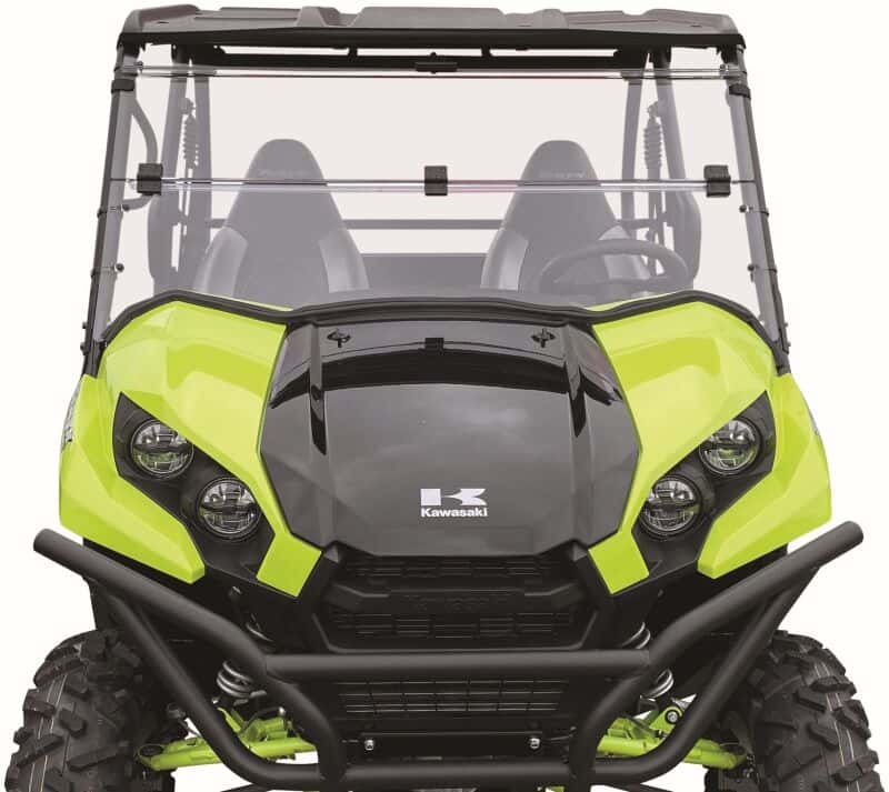 QuadBoss — QuadBoss 16-22 Kawasaki KRF800 Teryx Windbreak Folding Windshield - view 3