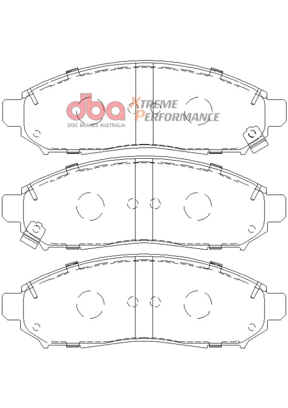 DBA — DBA 05-12 Nissan Pathfinder XP650 Front Brake Pads
Brake Pad - view 2