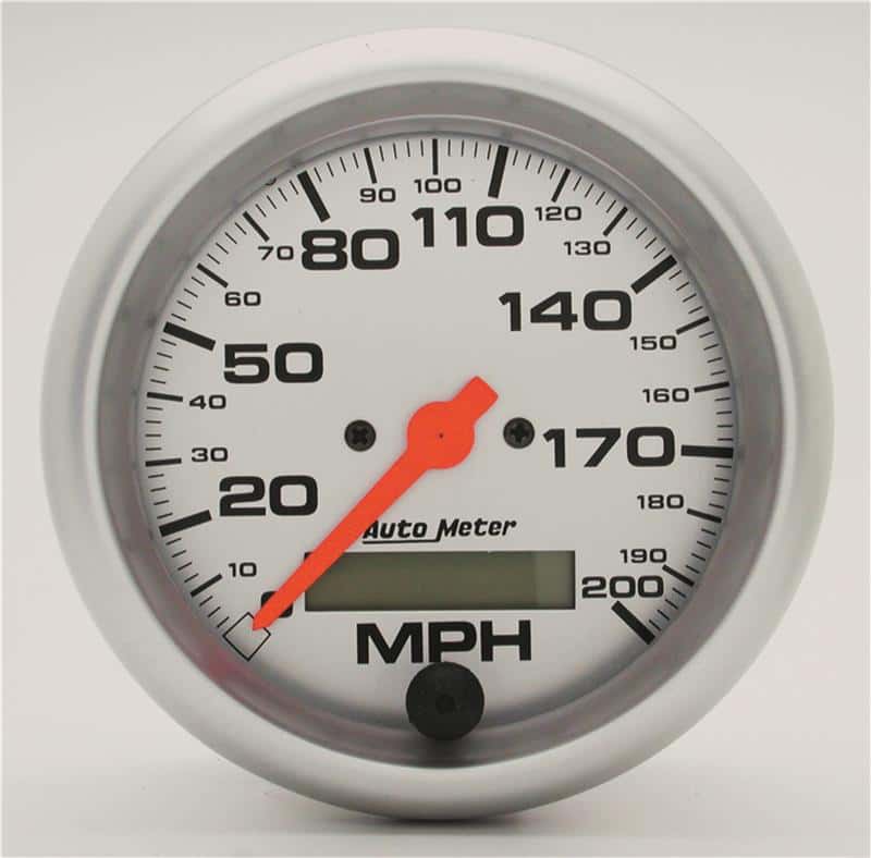 AutoMeter — Autometer Ultra-Lite 85.7mm In-Dash Electronic Programmable 200 MPH Speedometer
3-3/8" SPEEDO, 200 M - view 2