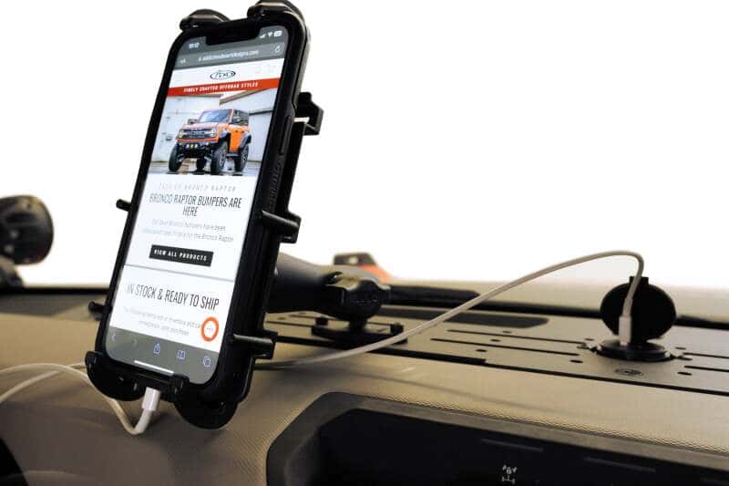 Addictive Desert Designs — Addictive Desert Designs21-23 Ford Bronco & Bronco Raptor Digital Device Dash Mount
Cell Phone Holder
Accessory - view 21