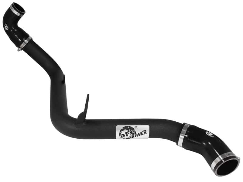 aFe — aFe Bladerunner 2.5in Intercooler Hot Side Tubes, 13-14 Ford Focus ST 2.0L (t) *Black*
Hot Charge Pipe - view 1