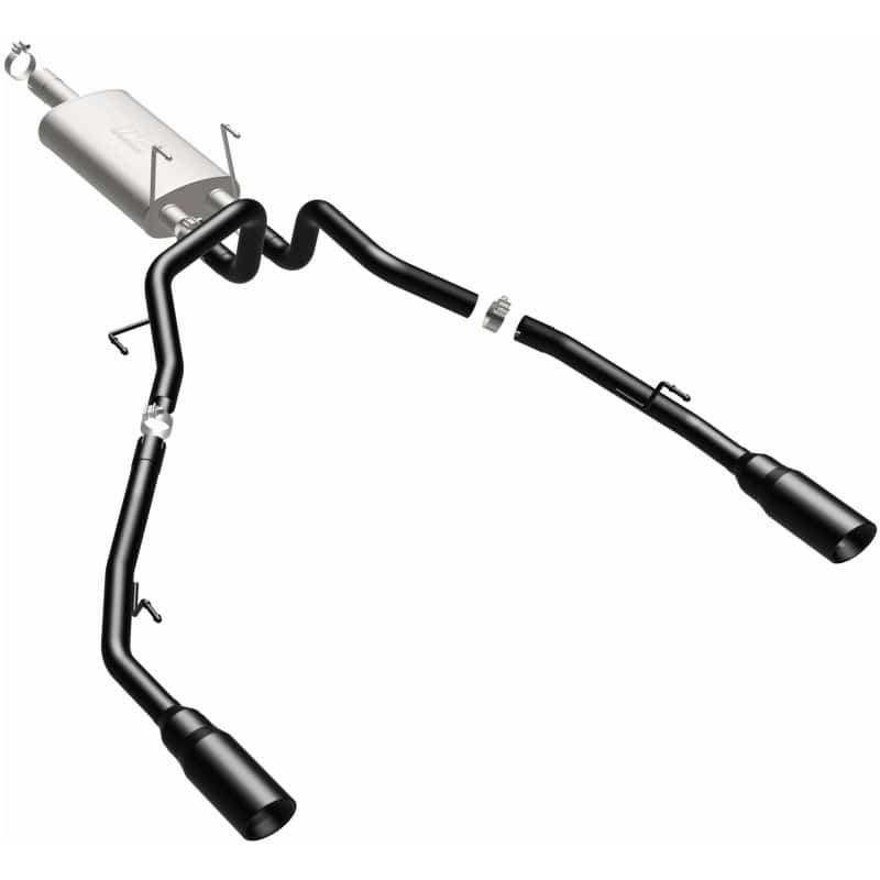 Magnaflow — Magnaflow 09-15 Dodge Ram 1500 V8 Dual Spilt Rear Exit Black Stainless C/B Perf Exhaust
Cat-Back - view 28