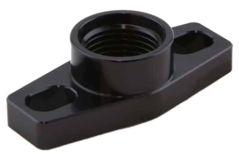 Turbosmart — Turbosmart Billet Turbo Drain Adapter w/ Silicon O-Ring 38-44mm Slotted Hole (Universal Fit)
Adapter - view 2