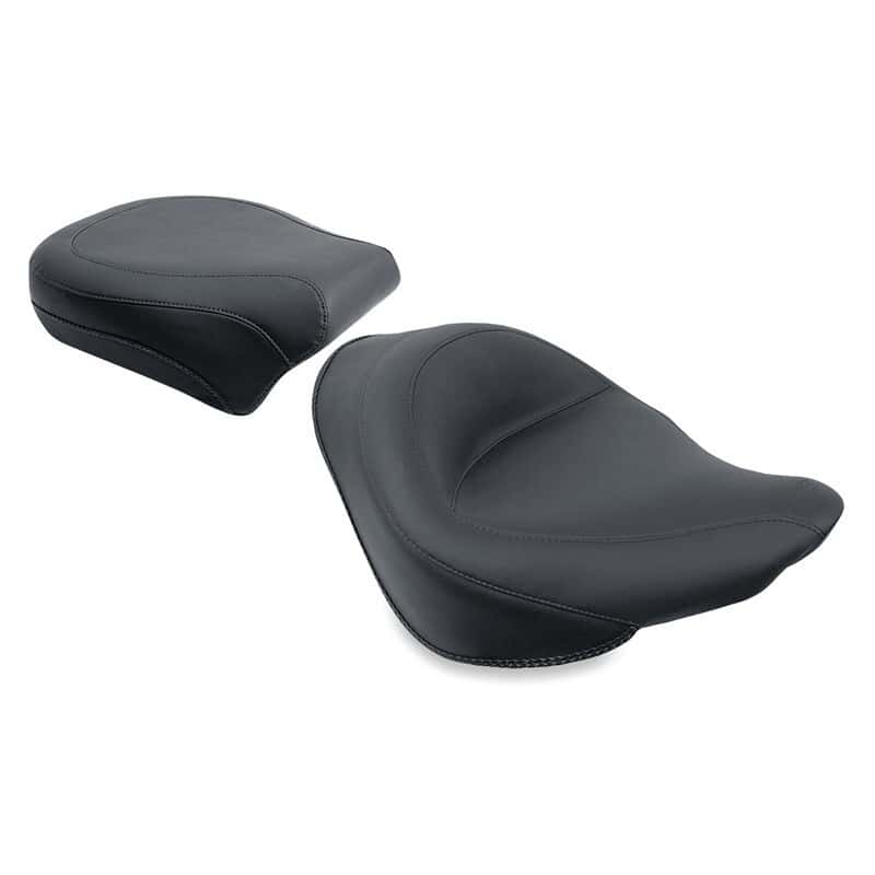Mustang Motorcycle — Mustang 06-17 Harley Softail Wide Tire (200mm) Wide Touring Solo Seat - Black - view 2