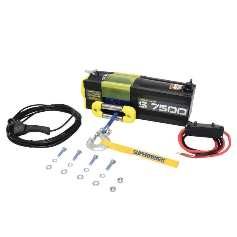 Superwinch — Superwinch 7500 LBS 12V DC 5/16in x 54ft Synthetic Rope S7500 Winch
Winch - view 12
