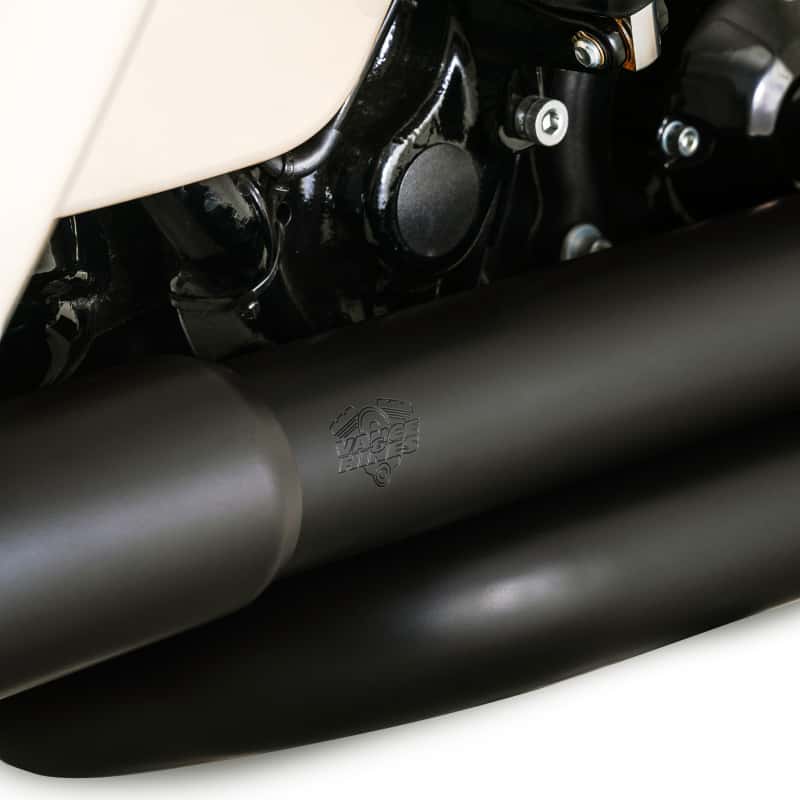 Vance and Hines — Vance & Hines HD Dresser Duals 17-22 Header/Heat Shield Black PCX Header Exhaust - view 2