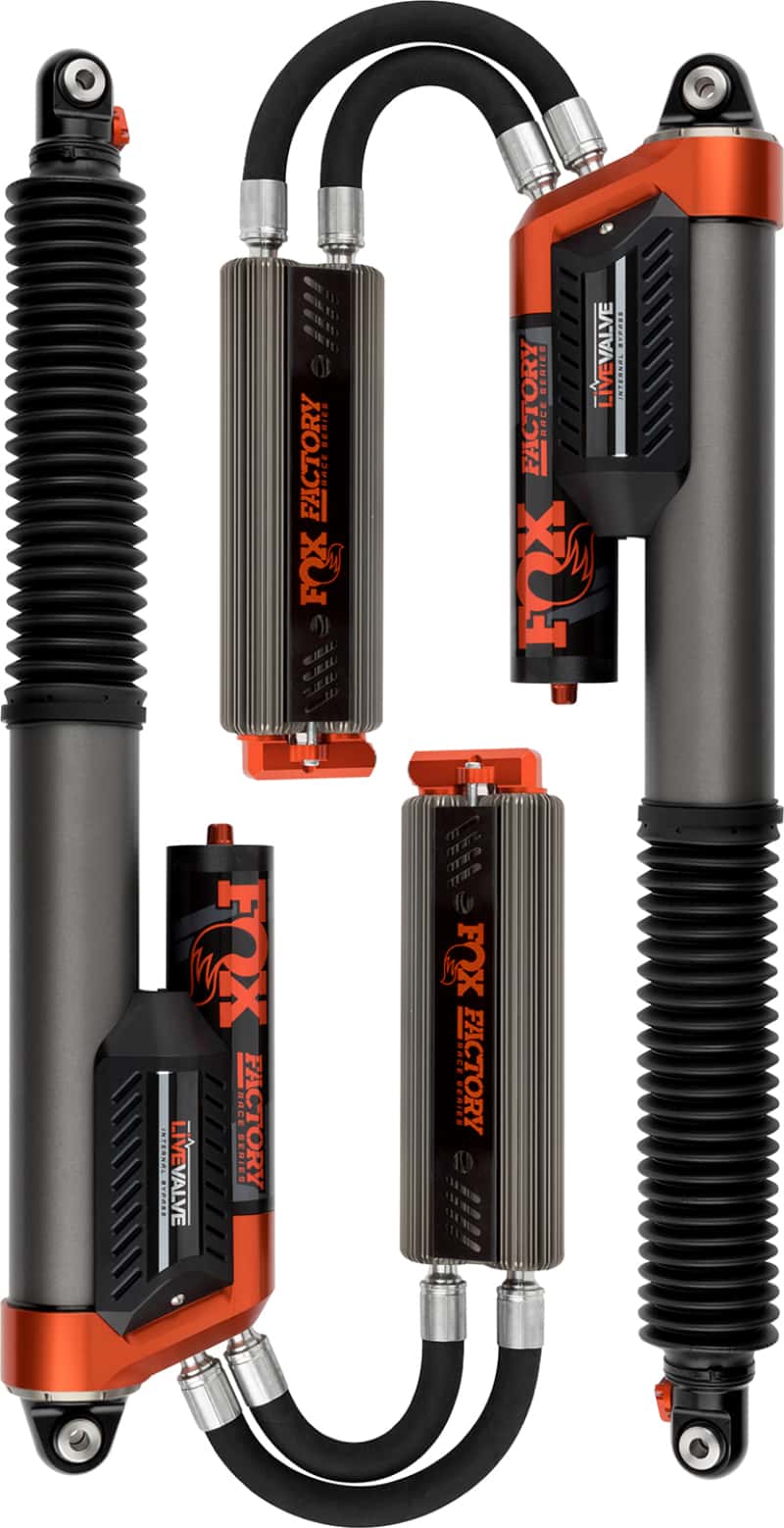 FOX — Fox Ford Raptor 3.0 Factory Series 12.3in External QAB P/B External Cooler Shock Set
3.0 Bypass Shocks - view 1