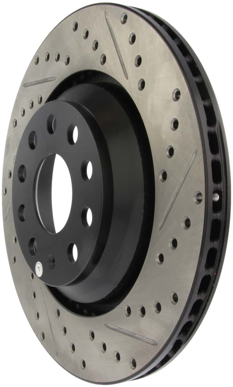 Stoptech — StopTech 09 VW Passat CC / 06-09 Passat Slotted & Drilled Left Rear Rotor
Disc Brake Rotor
Slot/Drill Rotor - view 4