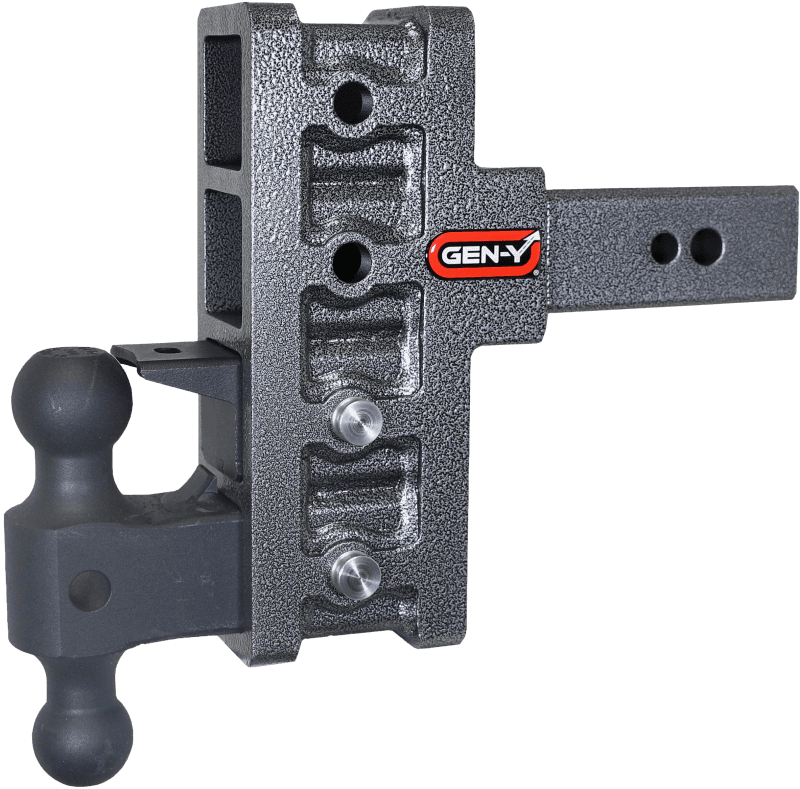 GEN-Y Hitch — Gen-Y Mega Duty 2.5in Shank 6in Offset Drop 32K Hitch w/GH-0161 Dual-Ball/GH-0162 Pintle Lock
Drop Hitch - view 2