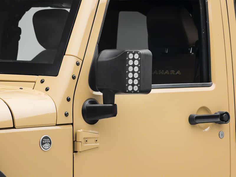 Raxiom — Raxiom 07-18 Jeep Wrangler JK Off-Road LED Manual Mirrors w/ Turn Signals
Mirrors - view 1