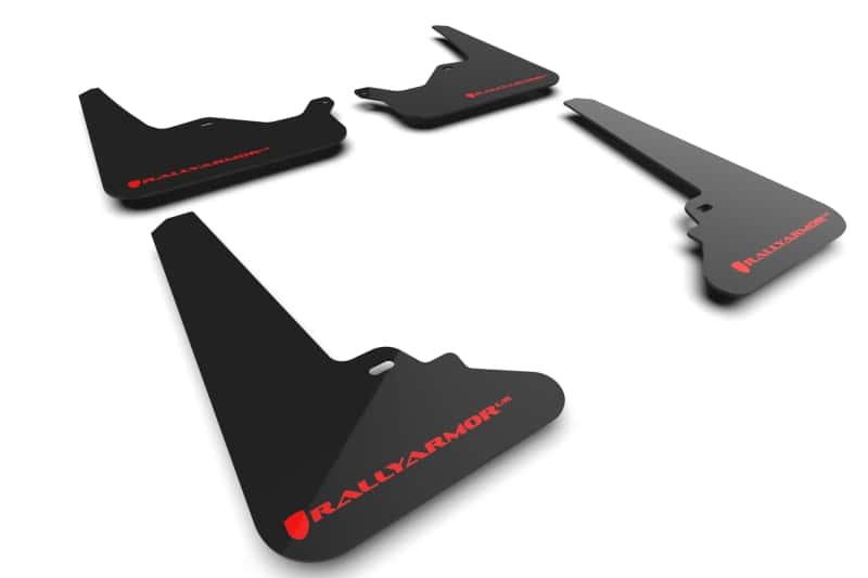 Rally Armor — Rally Armor 21-26 Tesla Model S / S Plaid Black UR Mud Flap w/Red Logo
Mud Flap - view 1