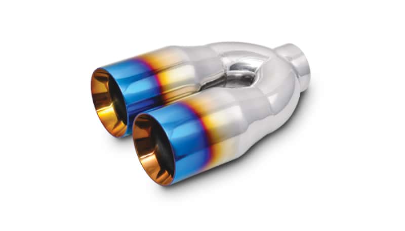 Vibrant — Vibrant 2.5in ID Dual 3.5in OD Round SS Tips (Double Wall, Straight Cut) with Burnt Blue Finish
2.5"ID3.5"ODTip-Blue
2.5"IDDualExhTipBlue
ExhstTailPipeTip - view 3
