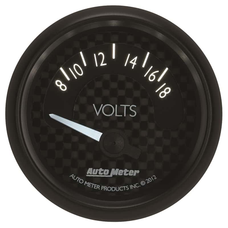 AutoMeter — Autometer GT Series 52mm Short Sweep Electronic 8-18 Volts Voltmeter
2-1/16" VOLTMETER, 8 - view 9