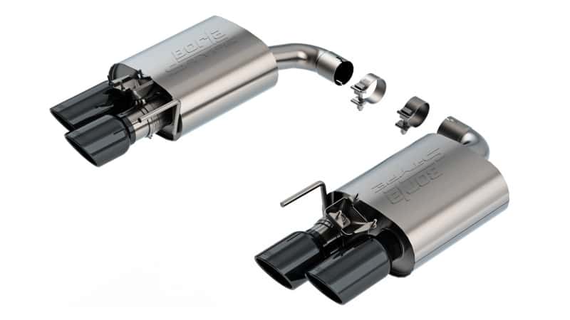 Borla — Borla 2024 Ford Mustang GT 5.0L V8 w/ Active Exhaust S-Type Axle-Back Exhaust System - Black Chrome
Axle-Back System - view 1