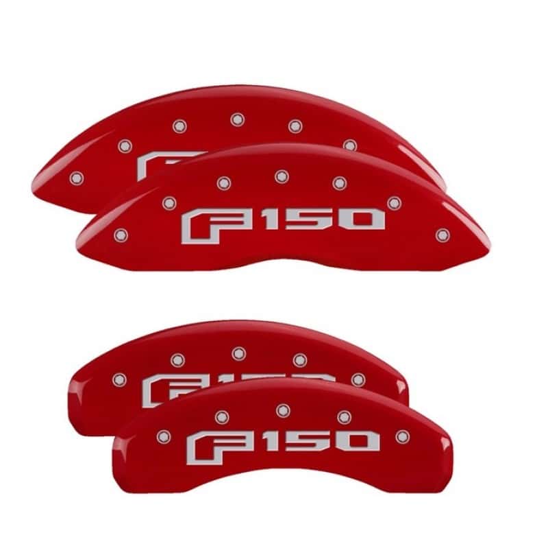 MGP — MGP 4 Caliper Covers Engraved Front & Rear F-150 Logo Red Finish Silver Char 2021 Ford F-150
Caliper Covers - view 2