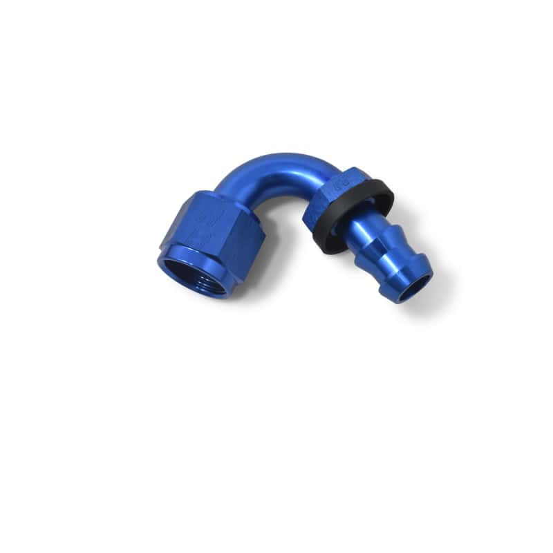 Russell — Russell Performance -8 AN Twist-Lok 120 Degree Hose End (3/4in Radius)
Hose Fitting - view 4