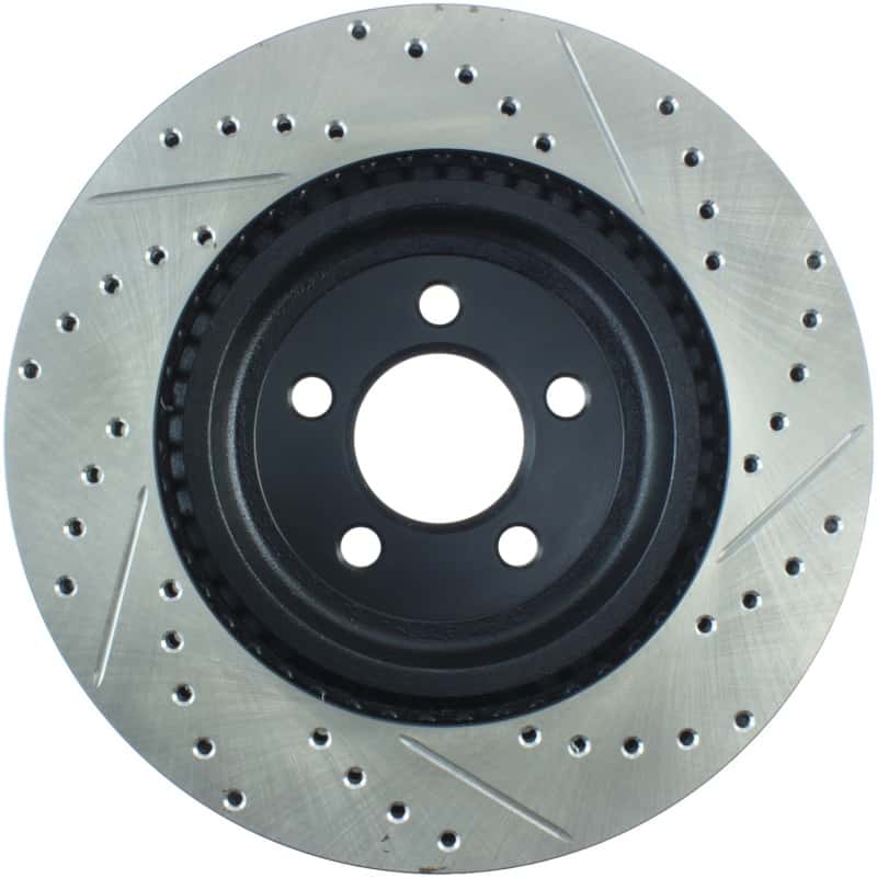 Stoptech — StopTech 05-09 Chrysler 300 (5.7L V8 exc SRT-8) Front Right Slotted & Drilled Rotor
Disc Brake Rotor
Slot/Drill Rotor - view 2