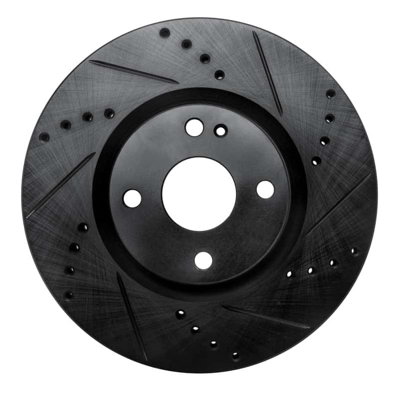 R1 Concepts — R1 16-25 Fiat 124 Spider Front Right Drilled & Slotted Black Brake Rotor
R1 Brake Rotor Drill - view 1