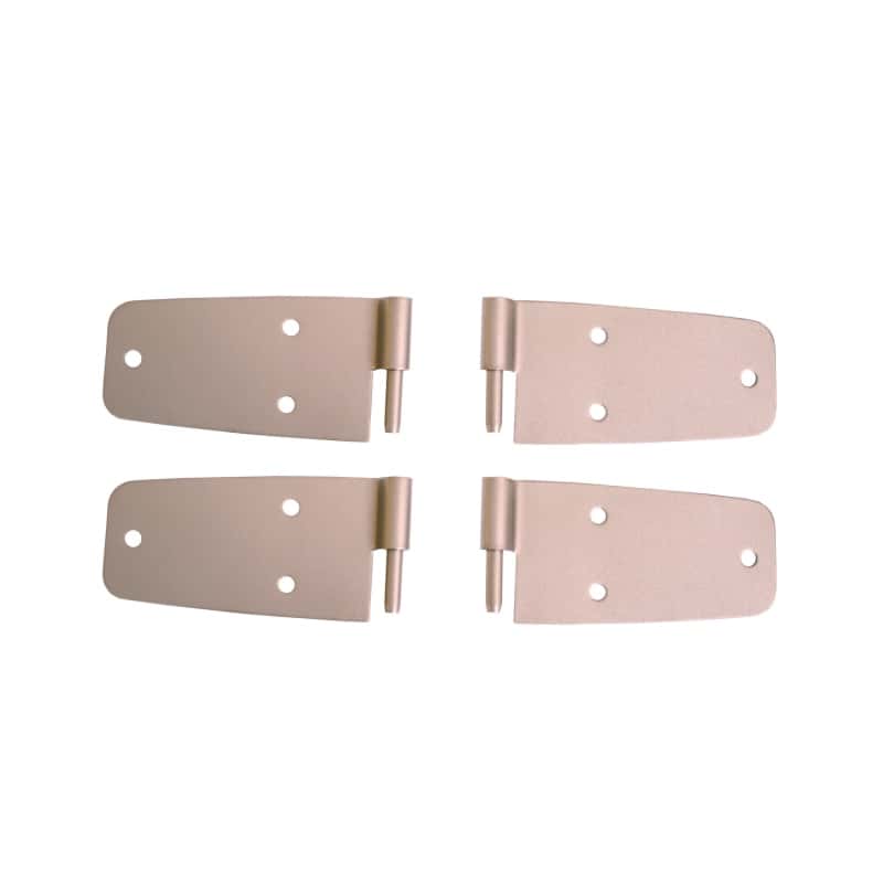 Rugged Ridge — Rugged Ridge 76-93 Jeep CJ / Jeep Wrangler Satin Stainless Steel Door Hinge Kit
Door Hinge - view 2