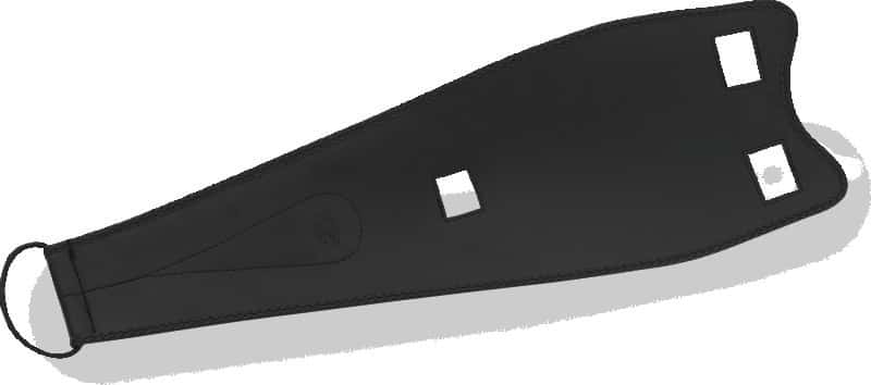 Mustang Motorcycle — Mustang 08-15 Triumph Rocket 111 Tank Bib Plain - Black - view 1