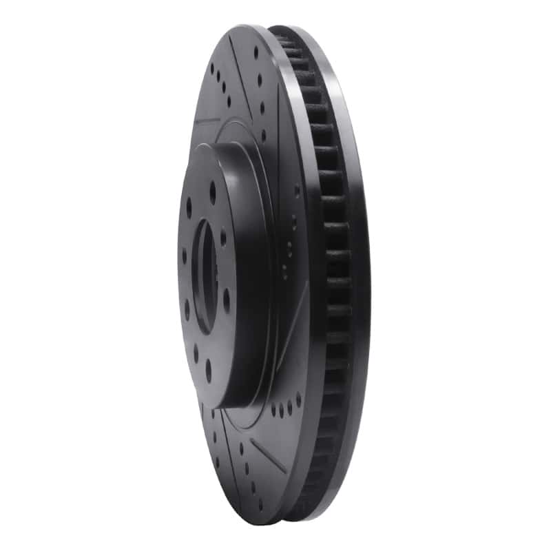 R1 Concepts — R1 03-07 Cadillac CTS Front Right Drilled & Slotted Black Brake Rotor
R1 Brake Rotor Drill - view 2