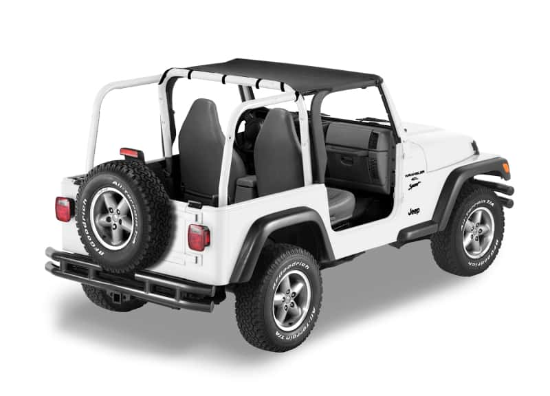 Bestop — Bestop 97-02 Jeep Wrangler TJ Header Targa Bikini (Black Denim)
Targa Bikini - view 1