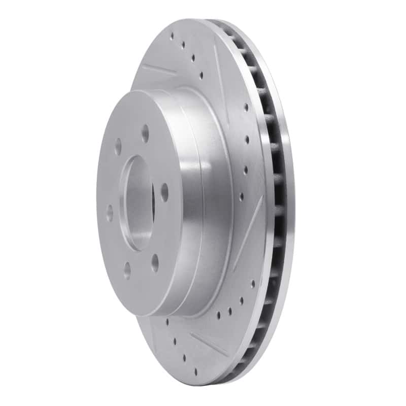 R1 Concepts — R1 97-02 Dodge Dakota 4WD Front Right Drilled & Slotted Silver Brake Rotor
R1 Brake Rotor Drill - view 2