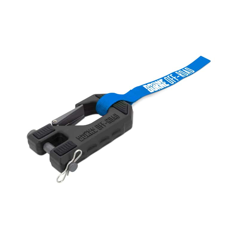Borne Off-Road — Borne Off-Road Winch Hook - 3/8in Rope - Hand Strap - Blue - view 7