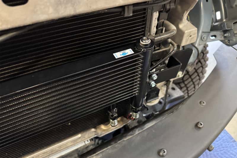 CSF — CSF 2021+ Ford Bronco 2.7L EcoBoost External Transmission Oil Cooler Kit
CSF Trans Cooler Kit - view 5