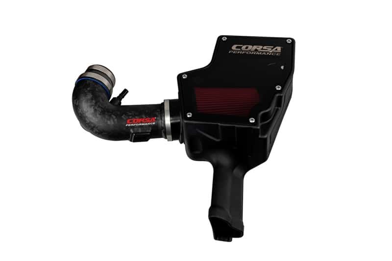 CORSA Performance — Corsa 2018-2023 Ford Mustang GT 5.0L V8 Forged Carbon Fiber Air Intake w/ DryTech 3D No Oil Filter
Air Intake - view 1