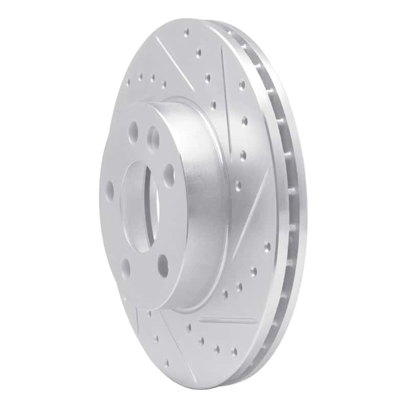 R1 Concepts — R1 96-00 Volkswagen EuroVan Front Right Drilled & Slotted Silver Brake Rotor
R1 Brake Rotor Drill - view 2